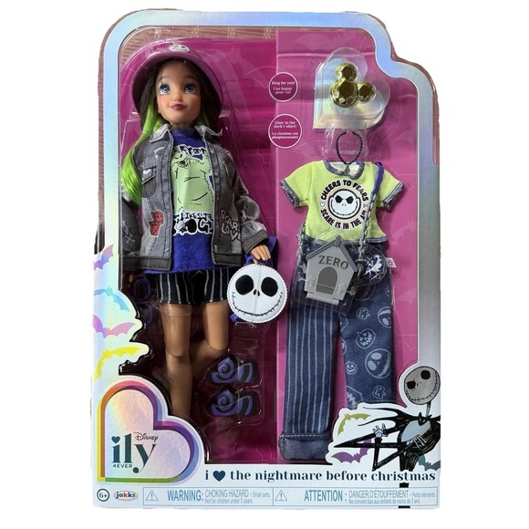 Jakks Pacific Other - Disney ILY 4Ever I LOVE THE NIGHTMARE BEFORE CHRISTMAS Deluxe Fashion Doll NEW!